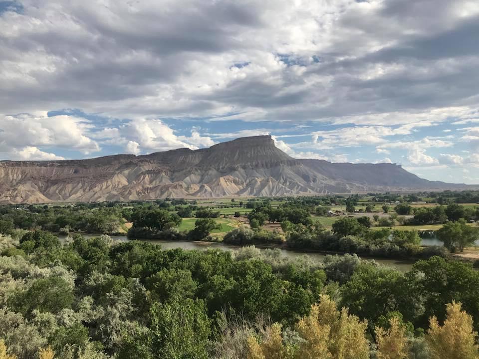 Palisade has beautiful views of Mount Garfield!